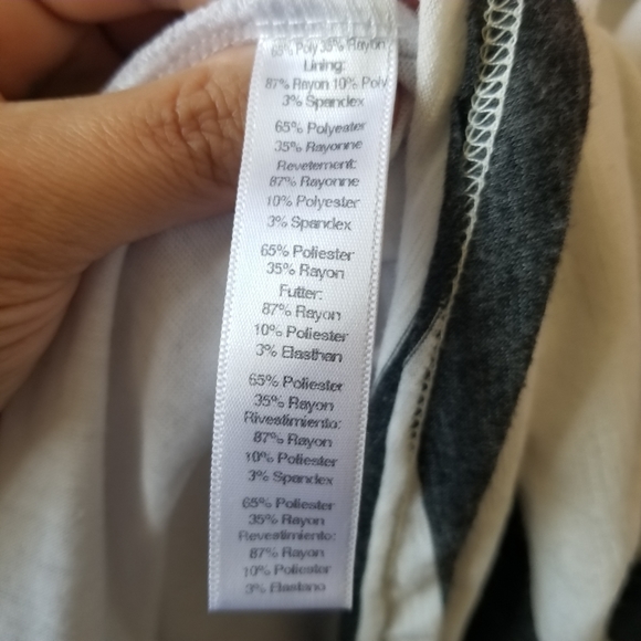 Anthropologie Puella Pink Grey and White Stripe Knit A-line Casual Dress - Picture 6 of 10